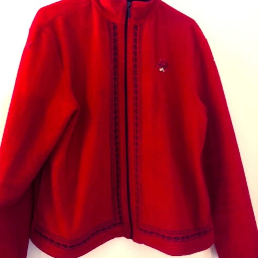 Red jacket